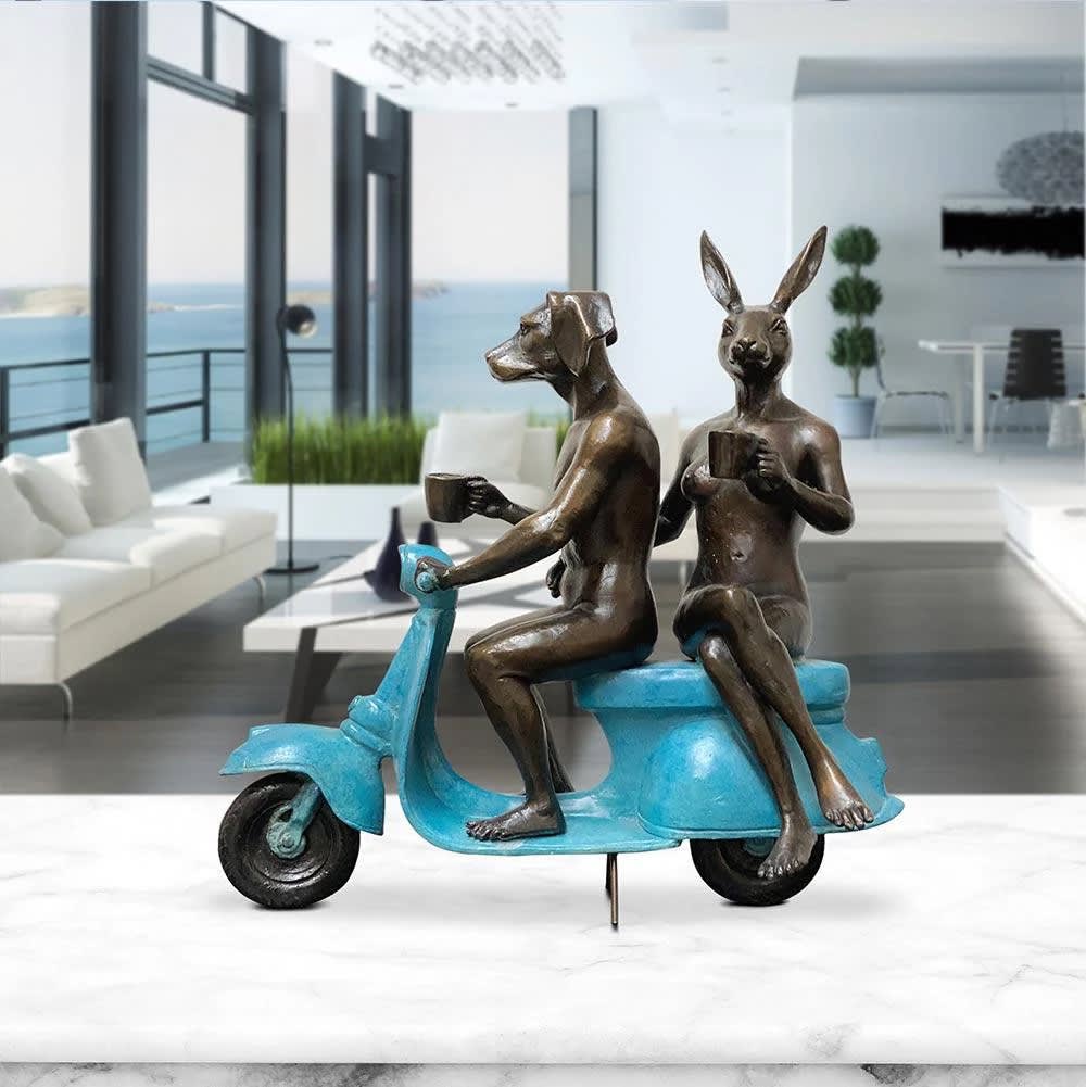 Gillie and Marc, They Loved Coffee, Riding and Each Other