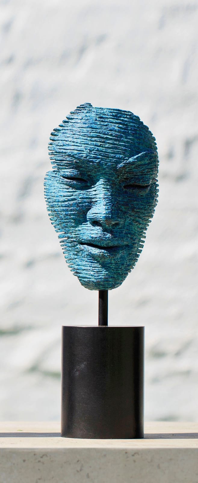 Anton Smit, Faith Mask Small (Bronze)