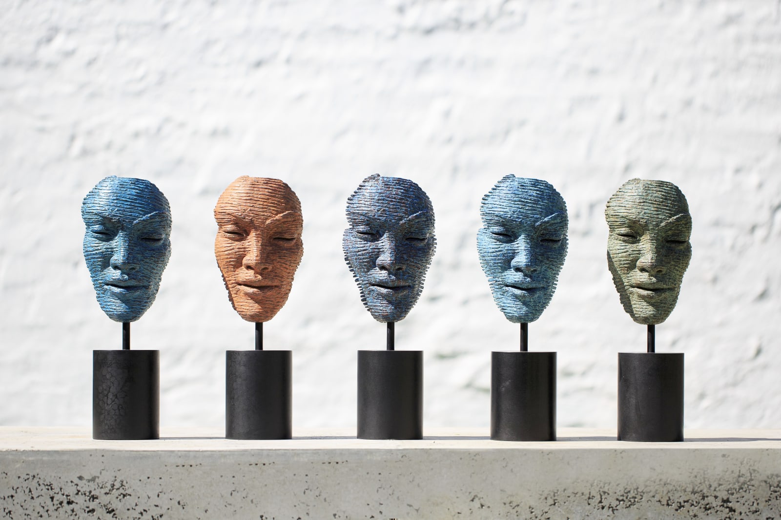 Anton Smit, Faith Mask Small (Bronze)