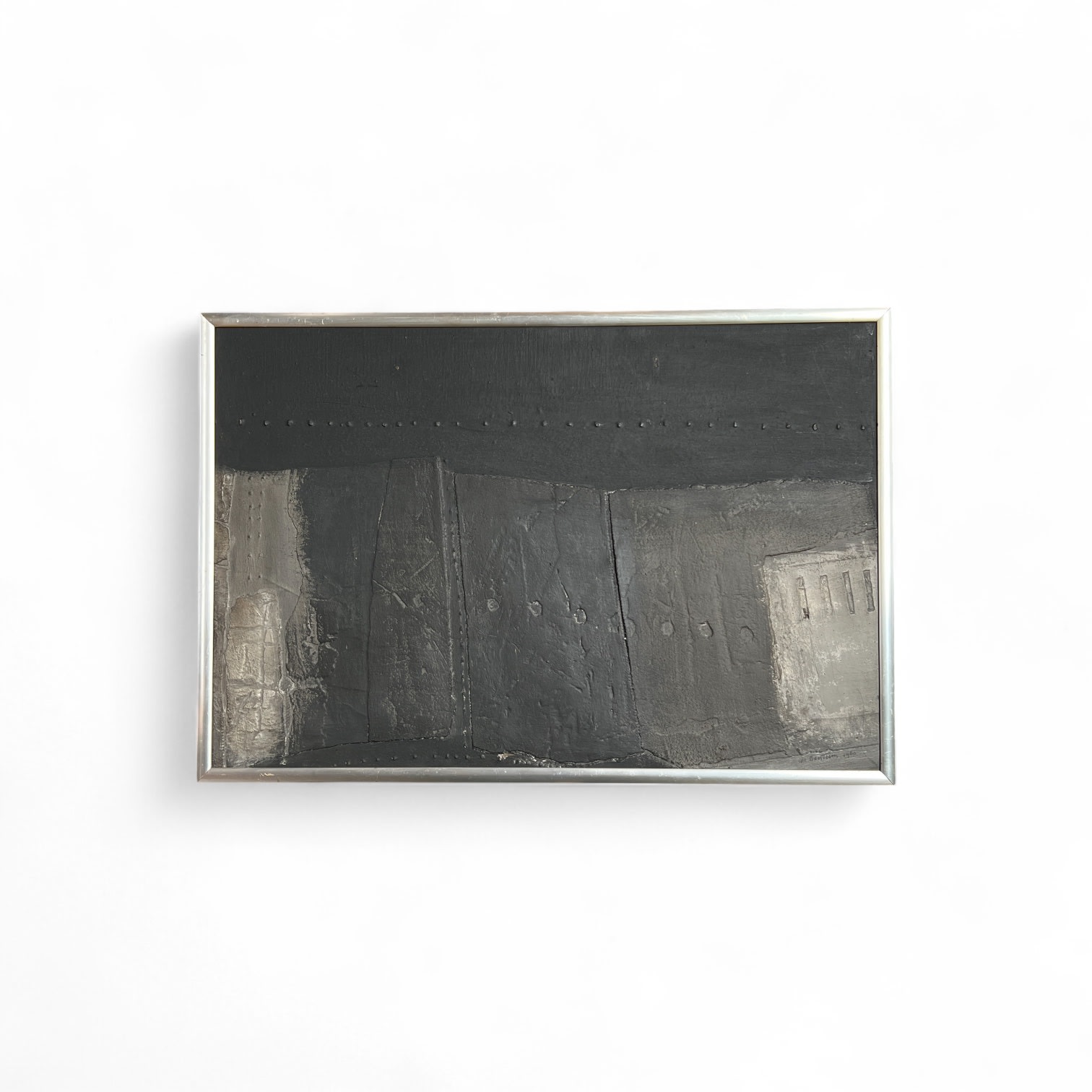 Rik van Bentum, Battle scared wall, 1960