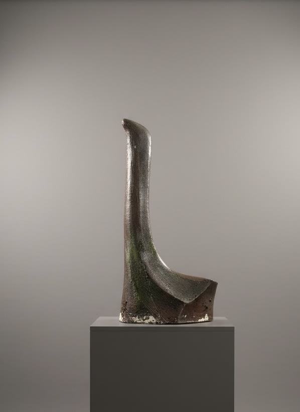 Experimental mid-century sculptures, goose shape, ca. 1960