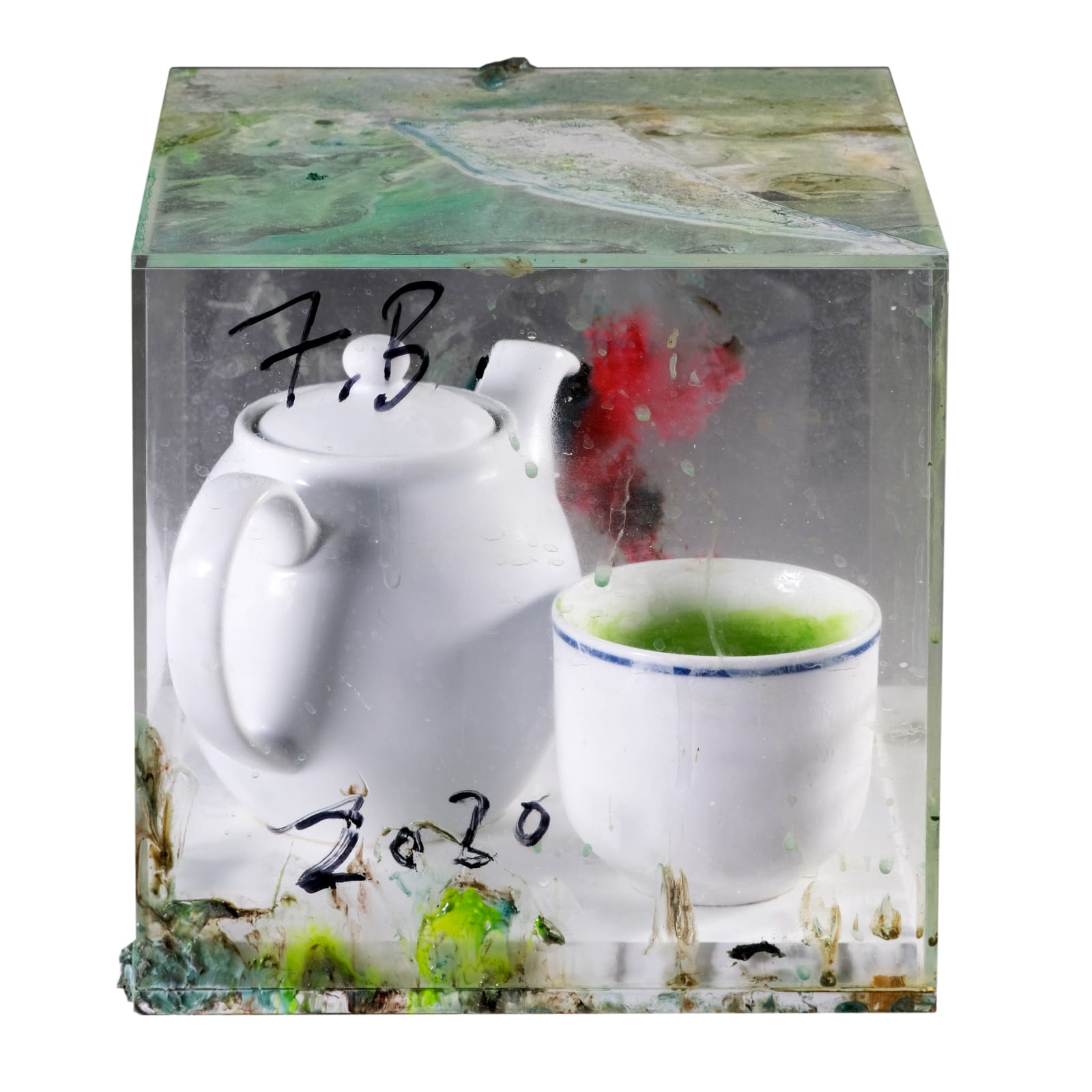 Frank Bowling RA OBE, My Cup Runneth Over, 2020 | £65,000