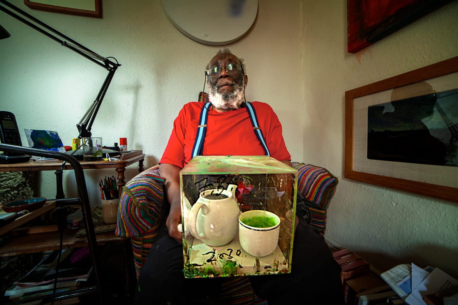 Frank Bowling RA OBE, My Cup Runneth Over, 2020 | £65,000