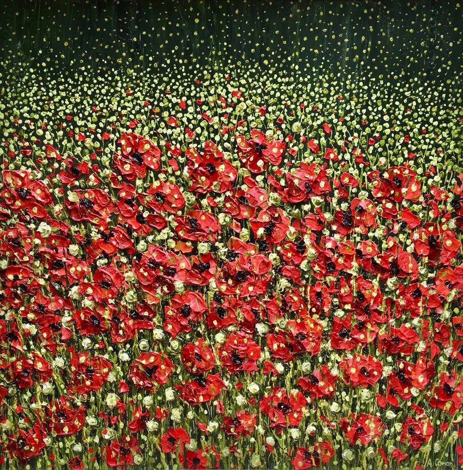 Alison Cowan, Wild Poppy Meadow