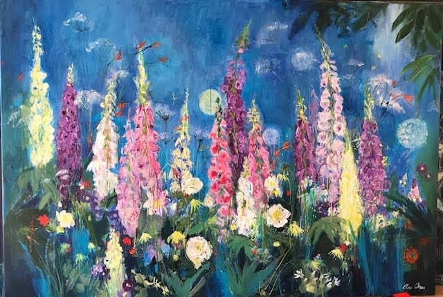 Ann Oram, Foxgloves and Alliums, Chelsea