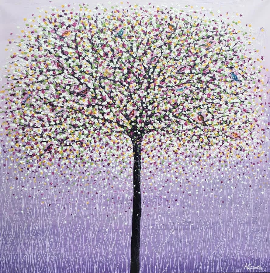 Alison Cowan, Blossom Tree & Songbirds