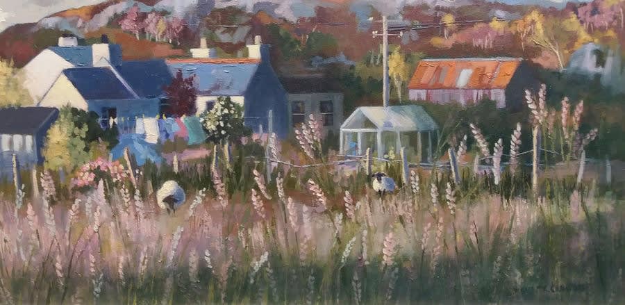 Cara McKinnon Crawford, Crofts and Sheep, Ardtoe, Ardnamurchan