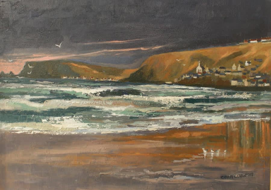 Cara McKinnon Crawford, “Windswept Seas” Gardenstown