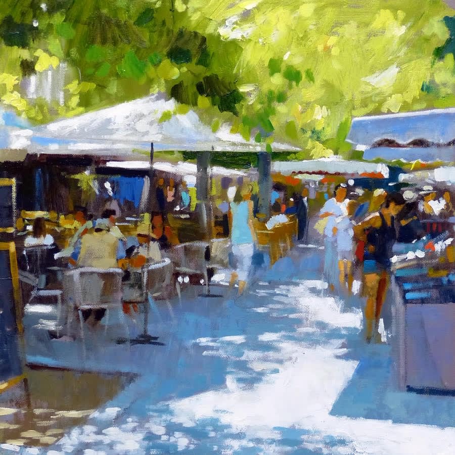 Jack Morrocco, Morning Market, Lourmarin, Provence