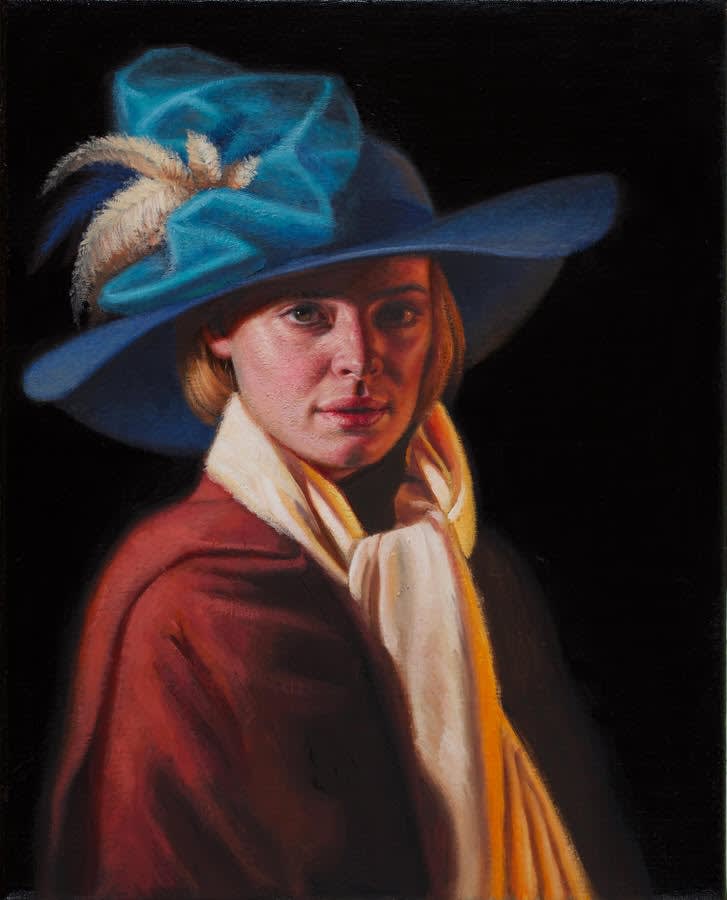 Stuart Luke Gatherer, Blue Felt Hat