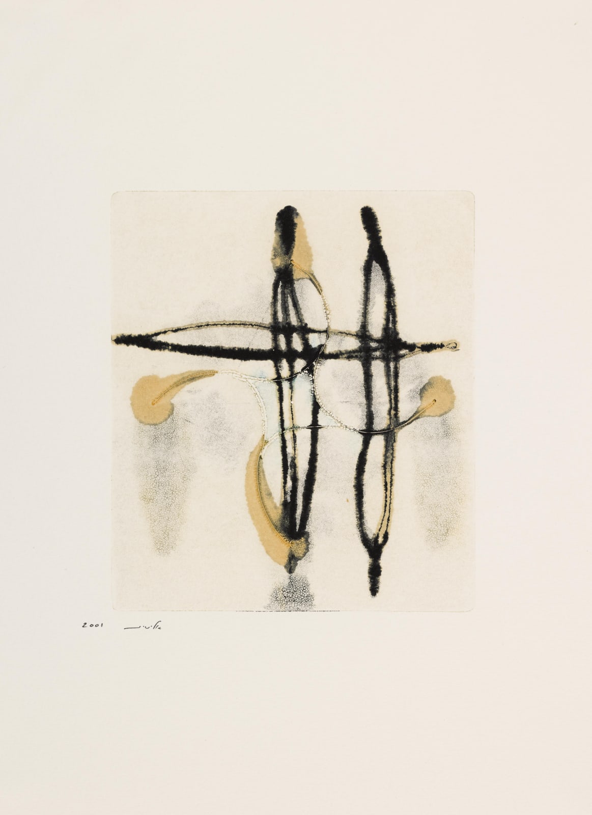 Yizhak Elyashiv, St. Bridgid's Cross 4, 2001