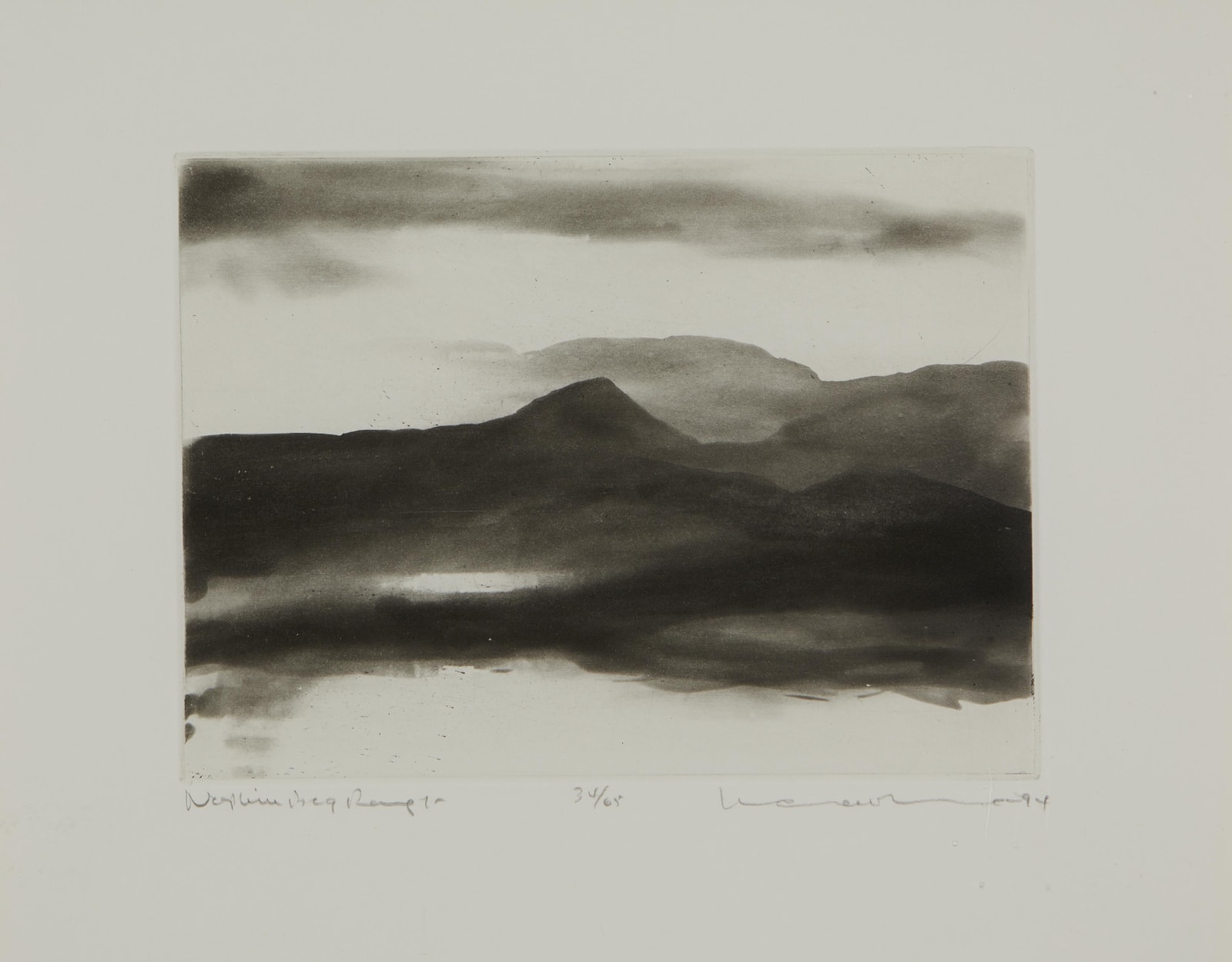 Norman Ackroyd, County Mayo 1- Nephin Beg Range, 1994
