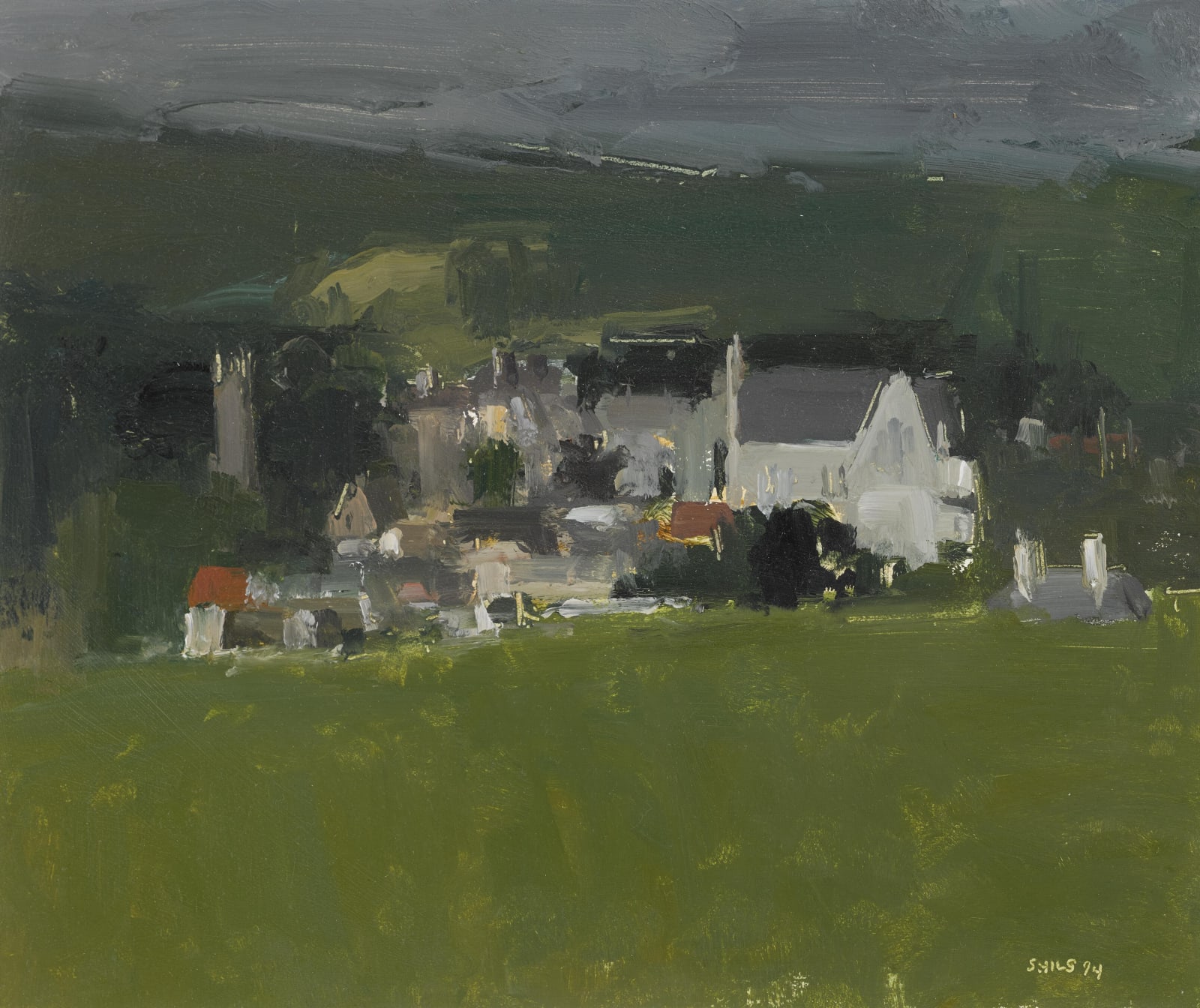 Stuart Shils, View of Ballycastle from the Bog Road, 1994