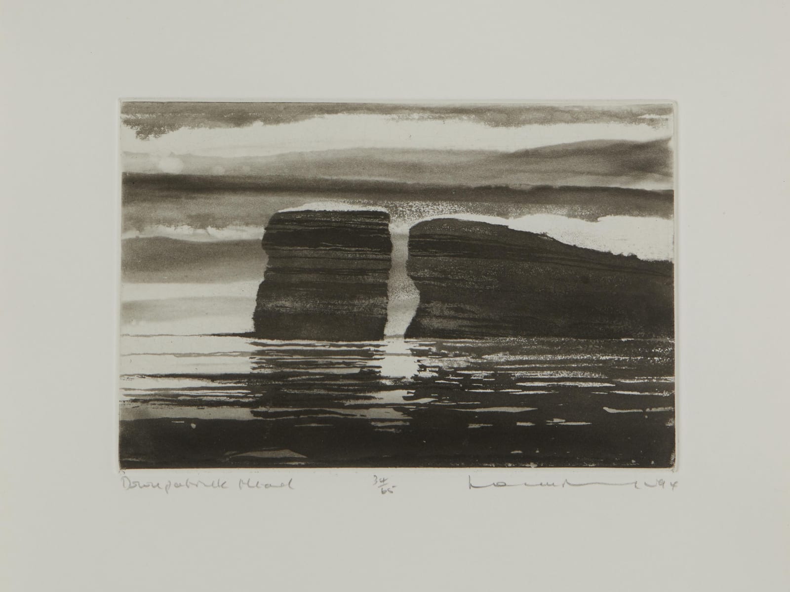 Norman Ackroyd, County Mayo 1- Downpatrick Head, 1994
