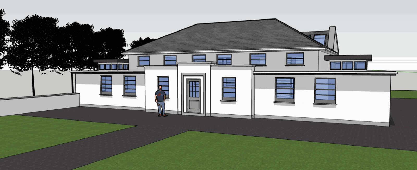Proposed exterior plans