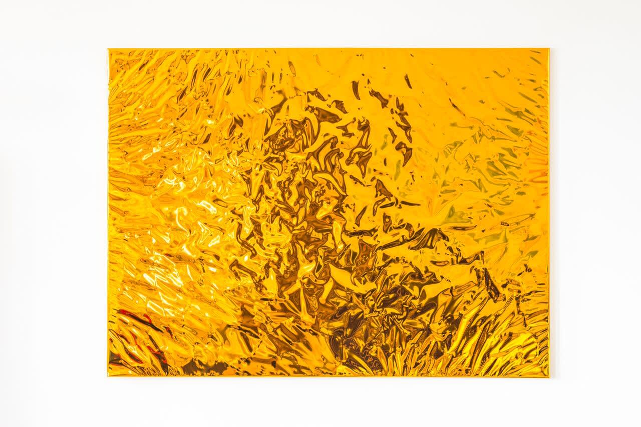 Jorge Mañes Rubio, Untitled #2 Yellow Gold (Reflection) From the Peak of Eternal Light series, 2017