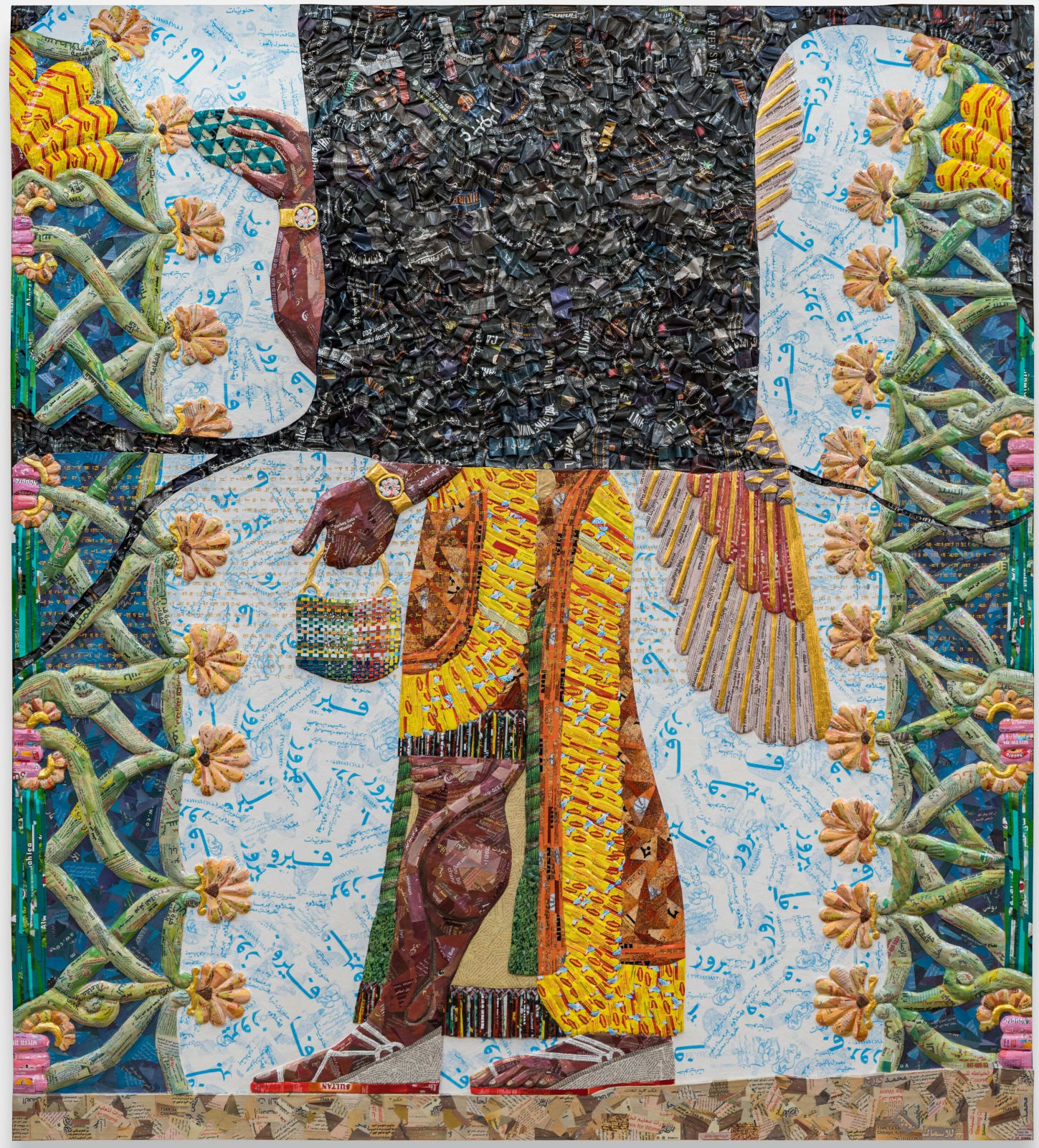 The invisible enemy should not exist (Section 1, Room L, Northwest Palace of Kalhu), 2025 (detail) Photo: Robert Chase Heishman