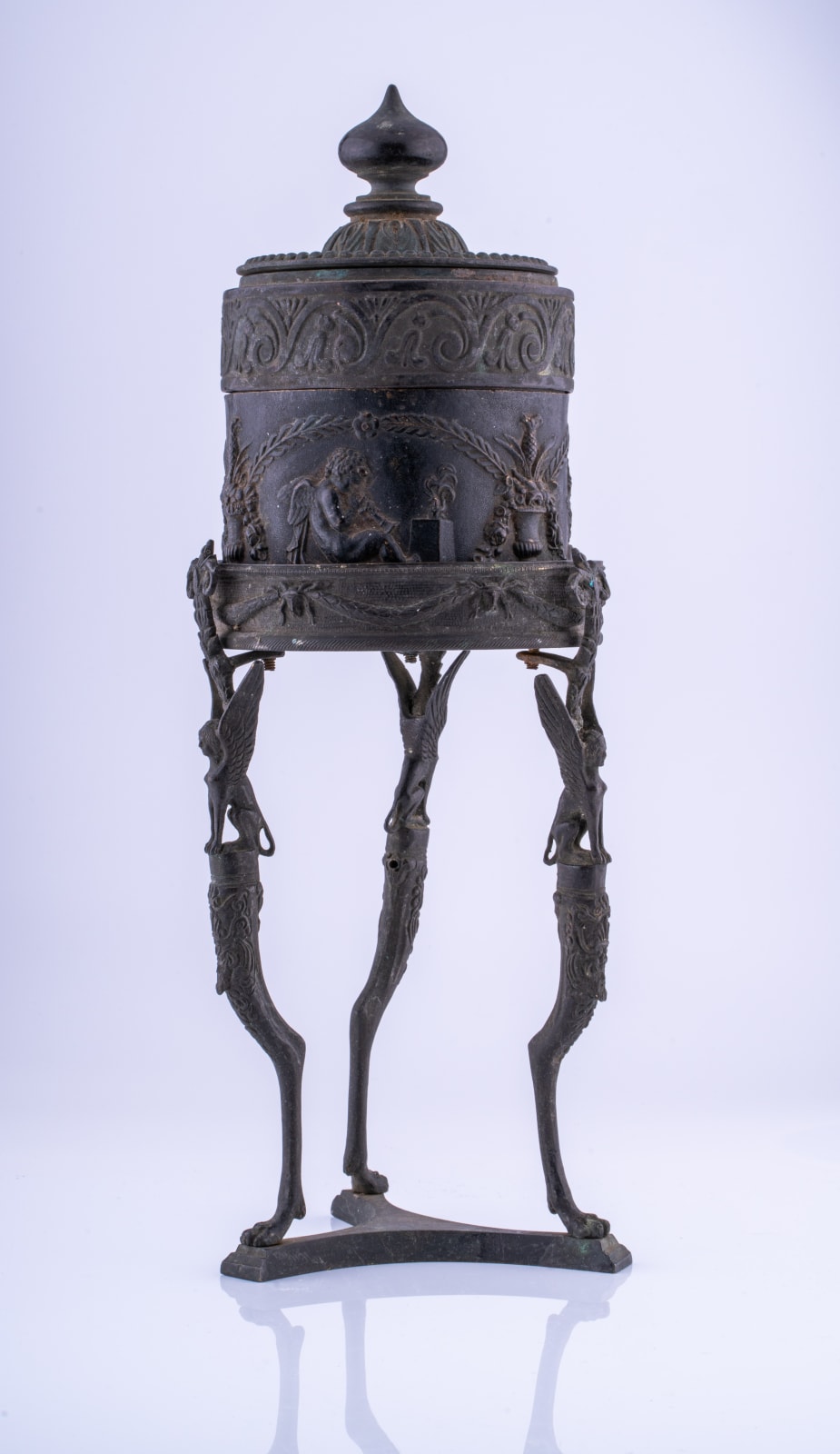 A grand tour Athenian brazier/candle stand, 19th century