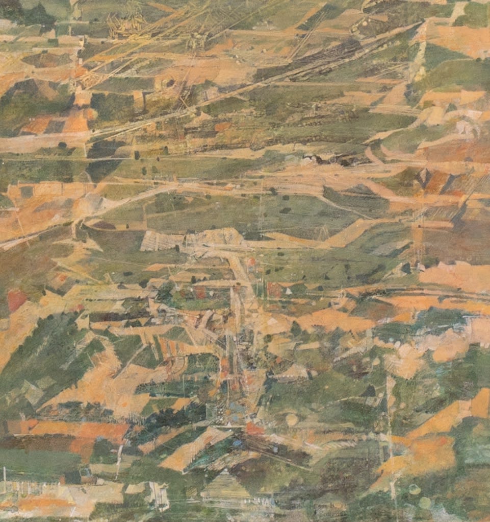 David Walker-Barker (attributed to), Quarried Landscape, with Leo Gibbons-Smith (1919-2014) Wensleydale Falls