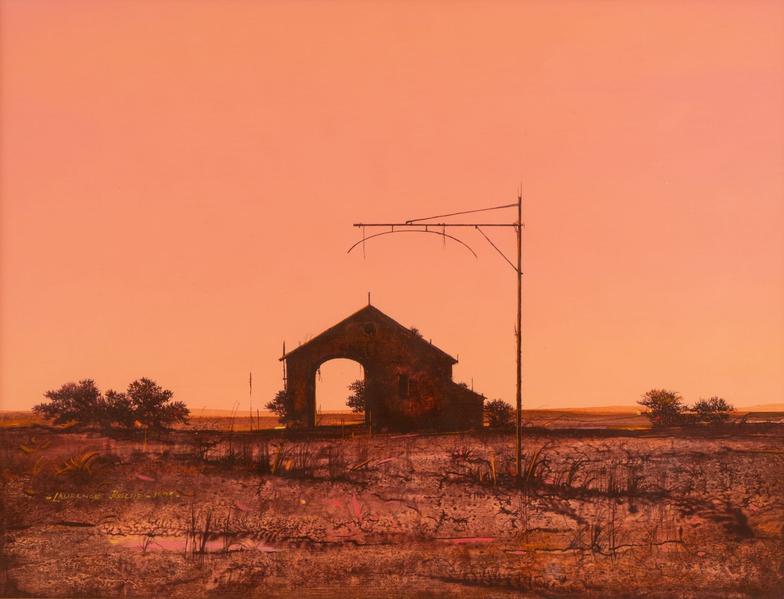 Laurence Roche, A Building in Twilight, 1979