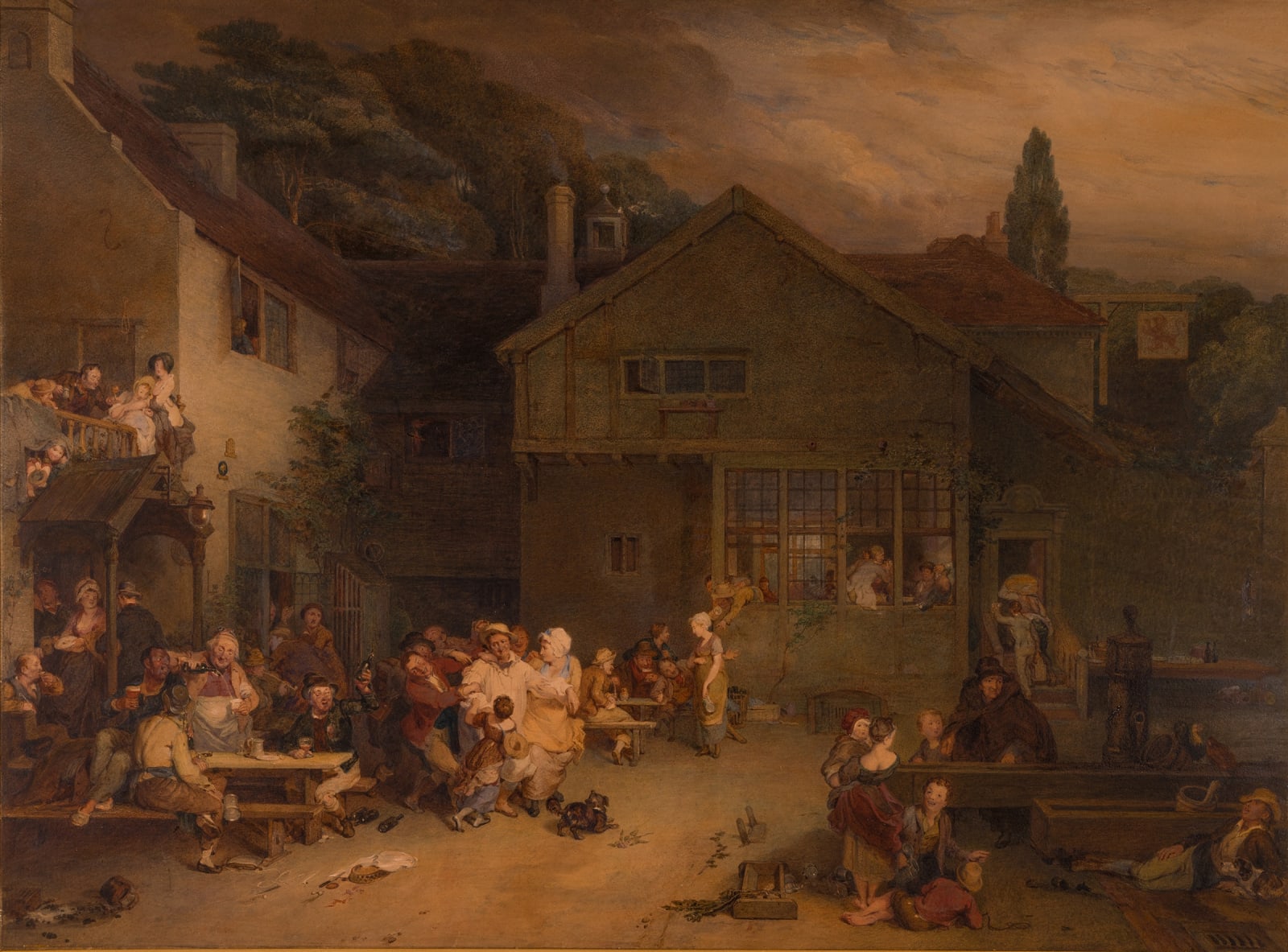 Stephen Poyntz Denning, The Village Festival, after David Wilkie