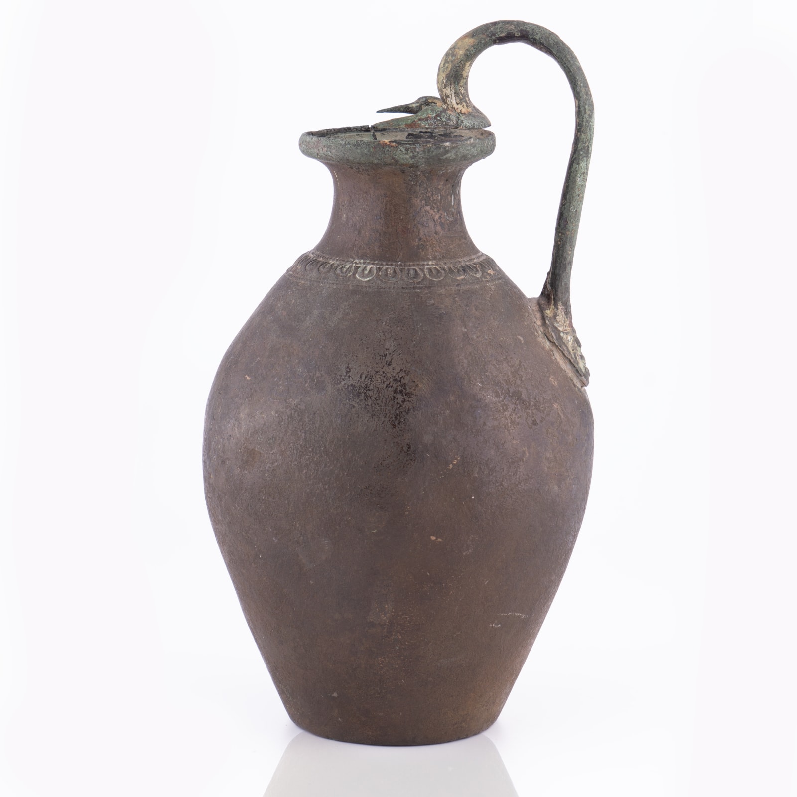 A Roman jar with swans necks, 1st-2nd century AD