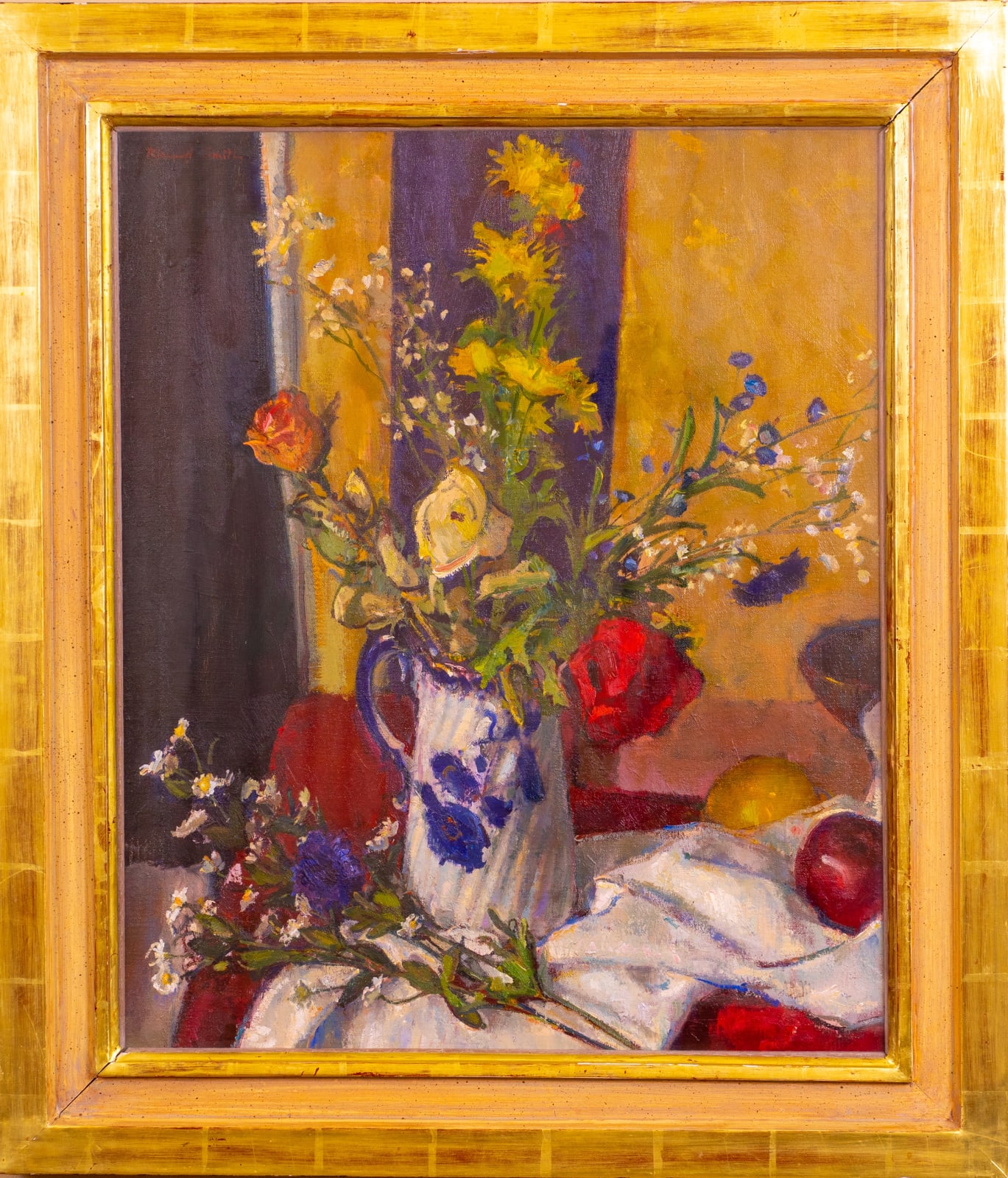 Richard Smith, Still Life with Jug of Flowers