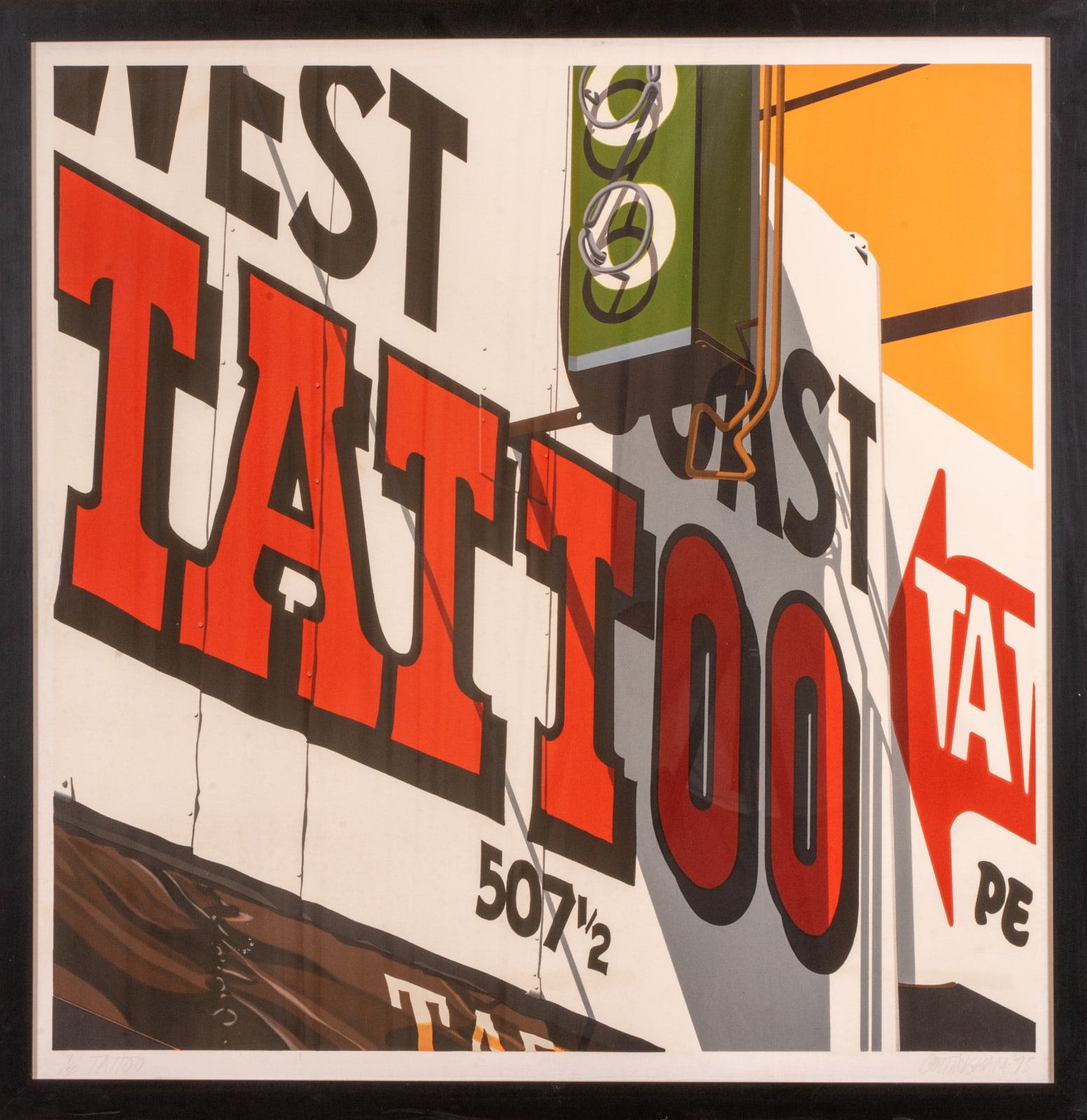 Robert Cottingham, Tattoo, 1975