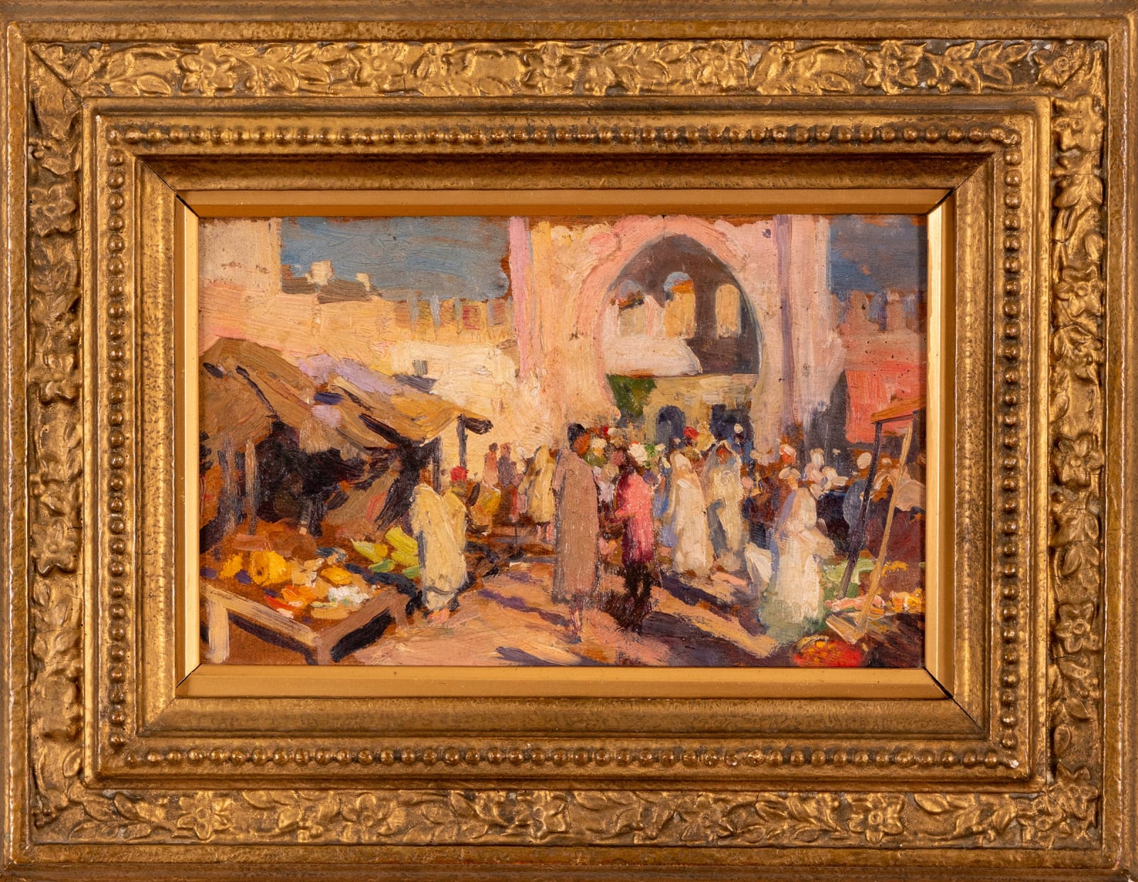 William James Müller, View of a Busy Arab Souk, late 19th century