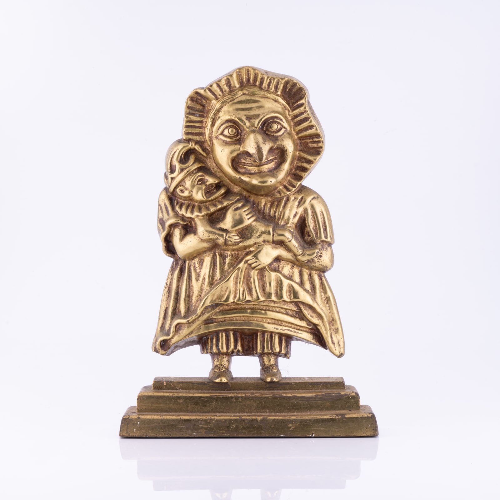 A pair of door stops of Punch and Judy