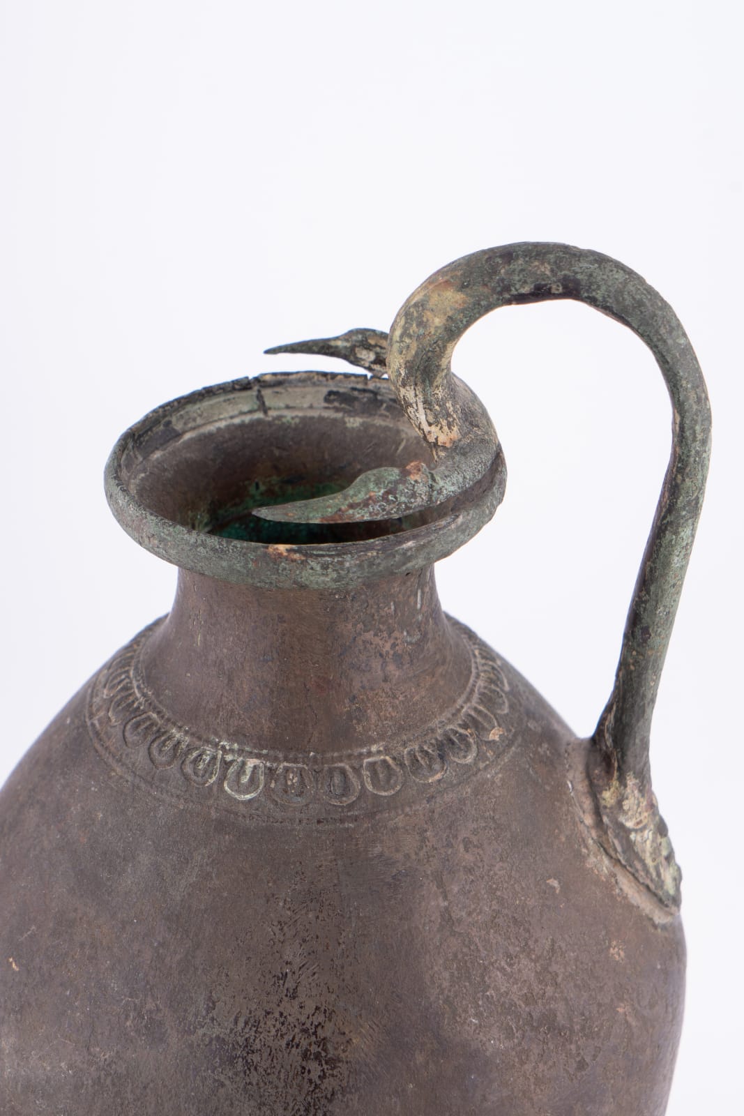 A Roman jar with swans necks, 1st-2nd century AD