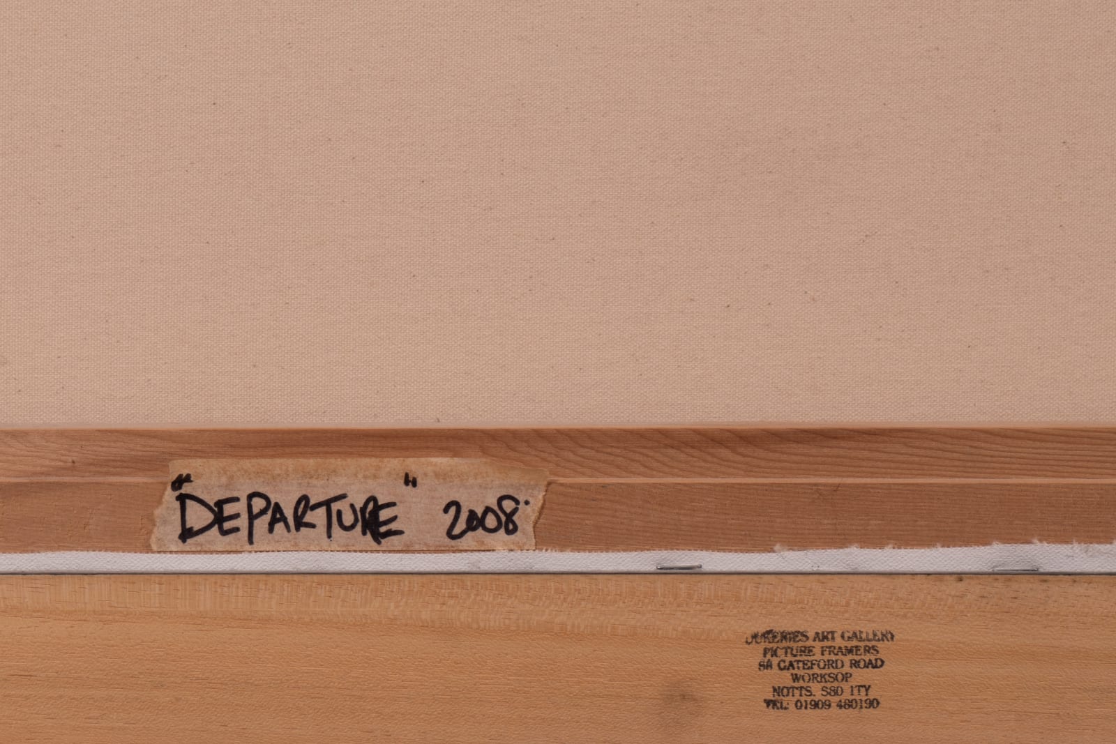 Richard Combes, Departure, 2008