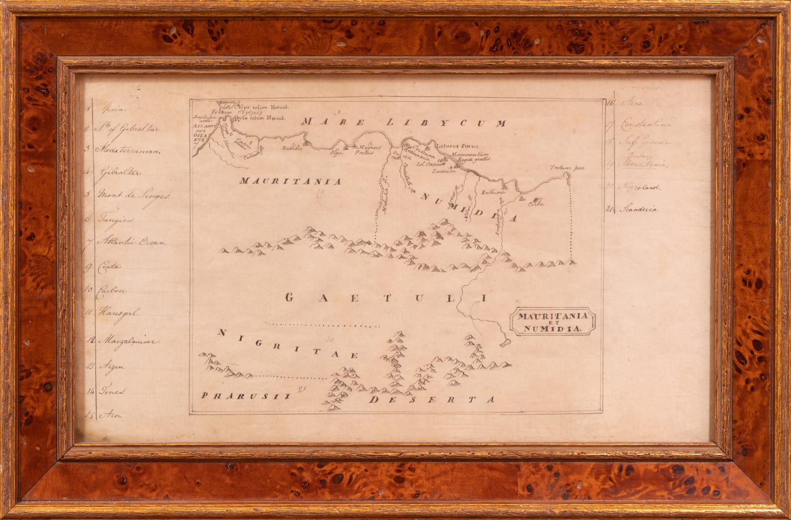 Mauritania et Numidia, 19th century