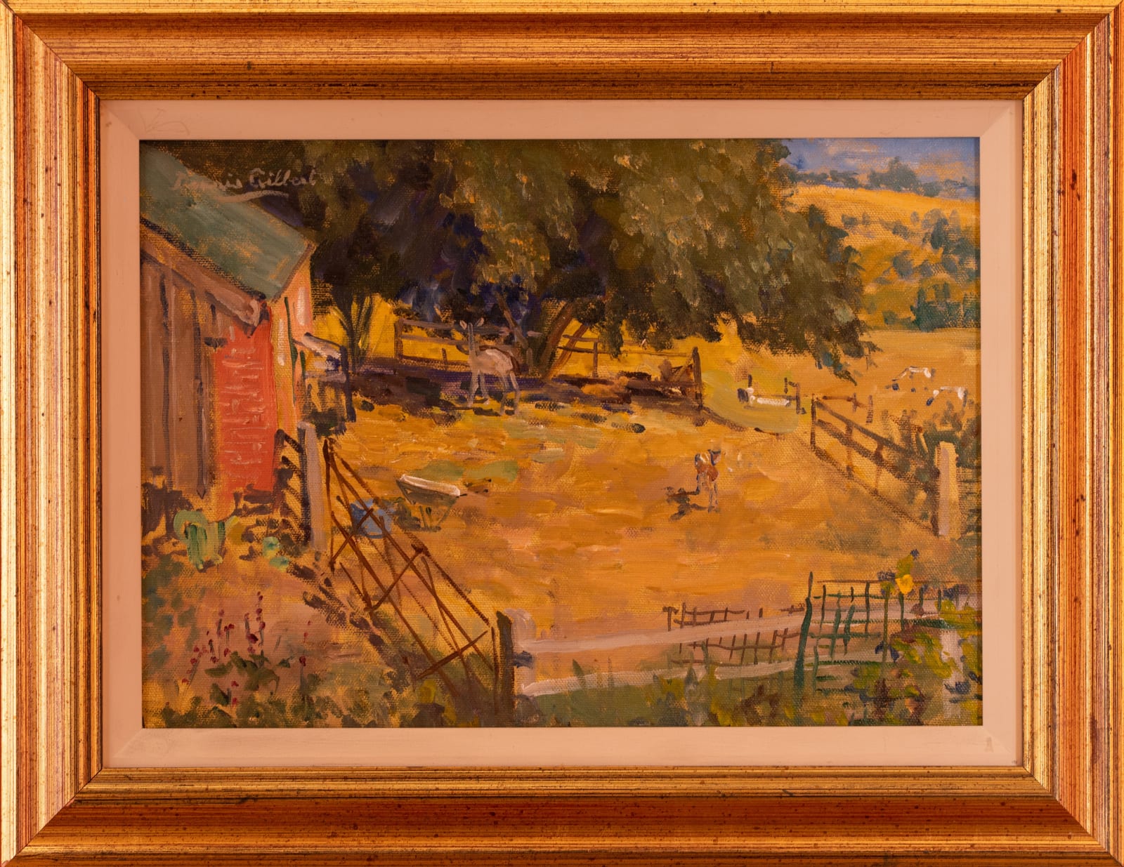 Dennis Gilbert NEAC, The Alpaca Farm, 20th/21st century