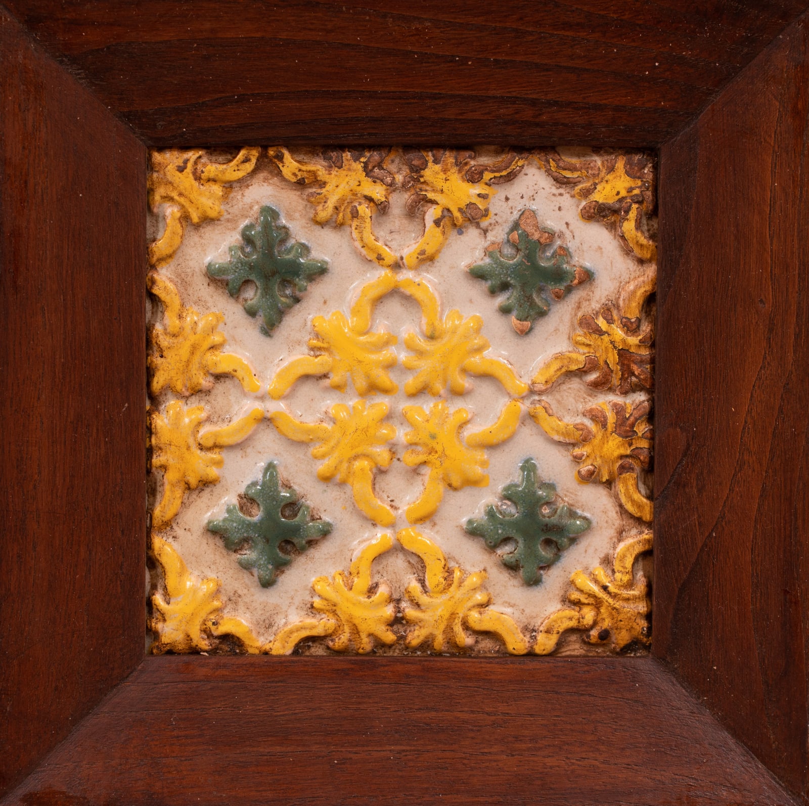 Three Portuguese tiles, 19th century