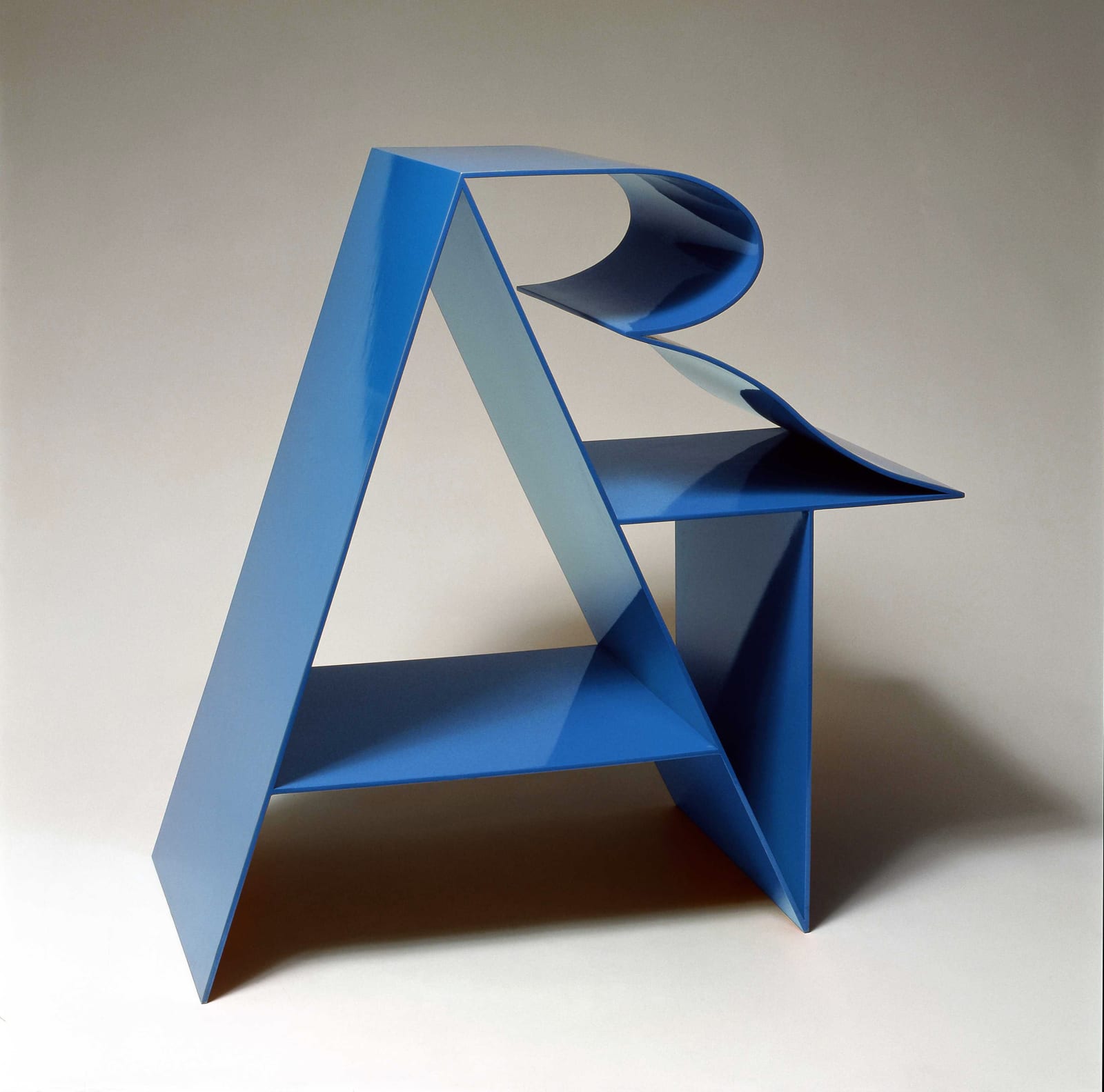 Robert Indiana ART Blue, 1972-2000 Polychrome aluminium 45.7 x 45.7 x 22.9 cm. (18 x 18 x 9 in.) Edition of 8 + 4 AP IND00028 Artwork © Morgan Art Foundation Ltd./Artists Rights Society (ARS), NY