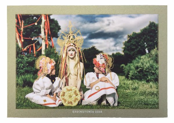 Tereza Buskova (1978-) Erdingtonia 2016 Digital inkjet archival print with two colour (metallic gold) overlay on Somerset satin paper Artist's Collection © Tereza Buskova
