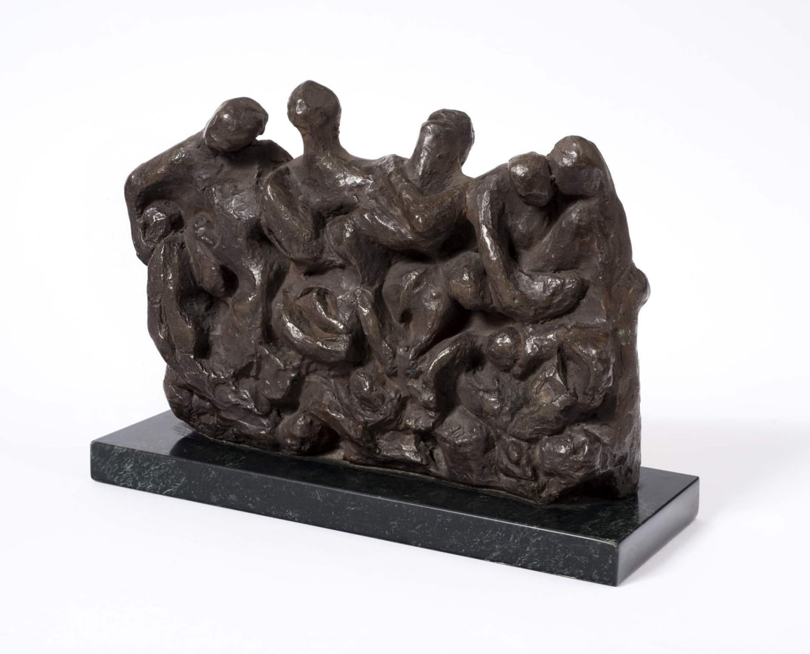 Josef Karpf (1900-1993) Auschwitz 1960-70 Bronze resin 20.5 x 28 x 10 cm Loaned to Ben Uri from Private Collection © Josef Karpf estate To see and discover more about this artist click here