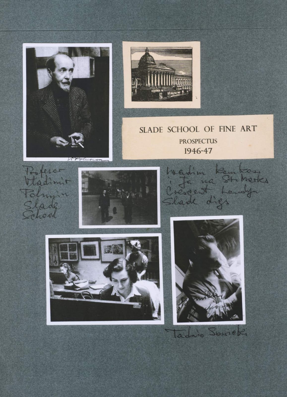 Jan Wieliczko (1919/1921-1998) Slade School of Art 1937-47 Album (facsimile) 25 x 45 cm Private Collection