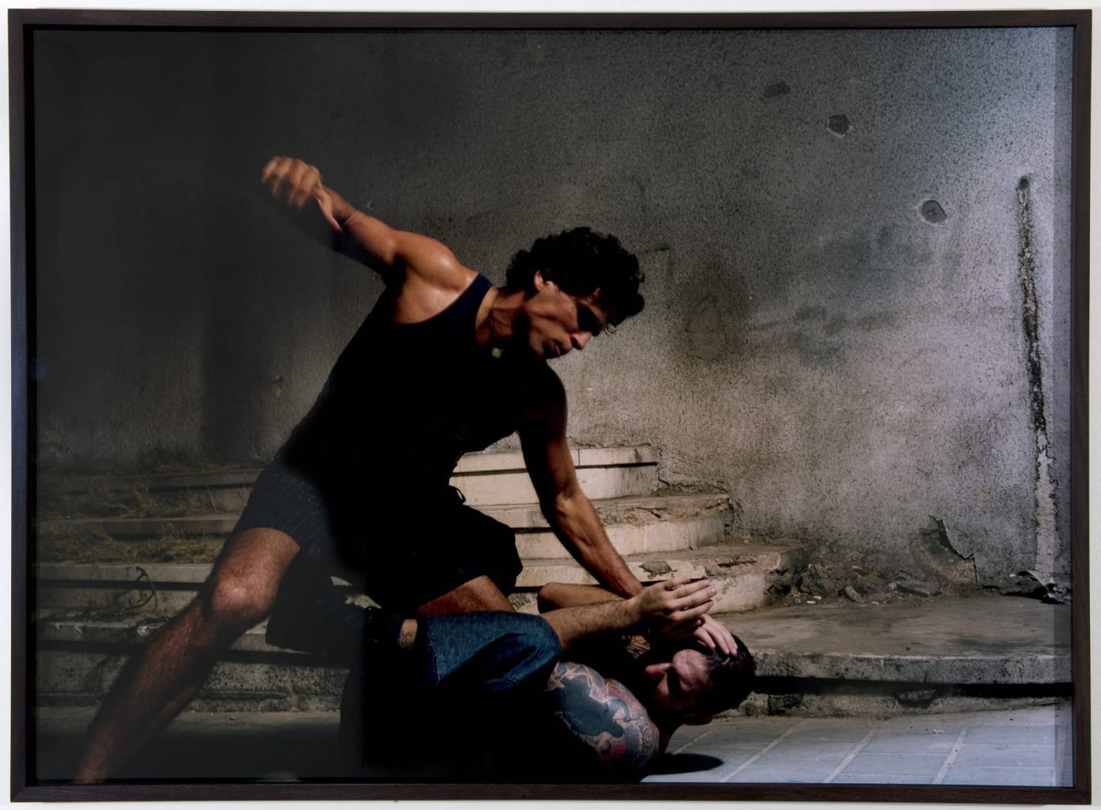 Adi Nes (1966-) Cain & Abel 2003 Chromogenic print 100 x 136 cm