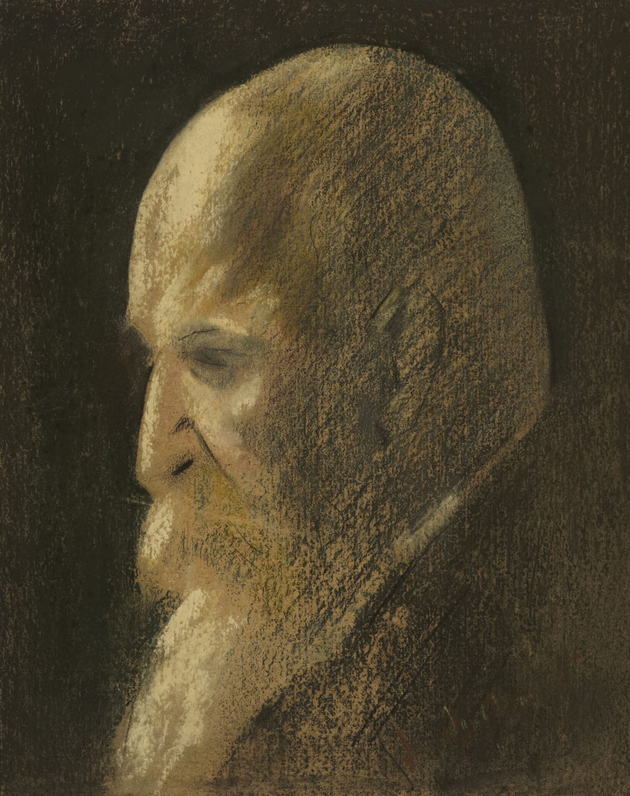 Jacob Kramer (1892-1962) Portrait of Lord Rothschild 1921 Pastel on paper 40.5 x 33 cm Ben Uri Collection © The William Roberts Society, London