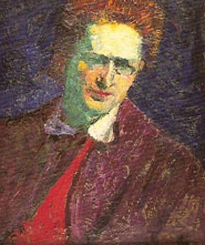 Alfred Wolmark (1877-1961) Self Portrait c.1911 Oil on canvas 61 x 51 cm Private Collection © Alfred Wolmark estate To see and discover more about this artist click here