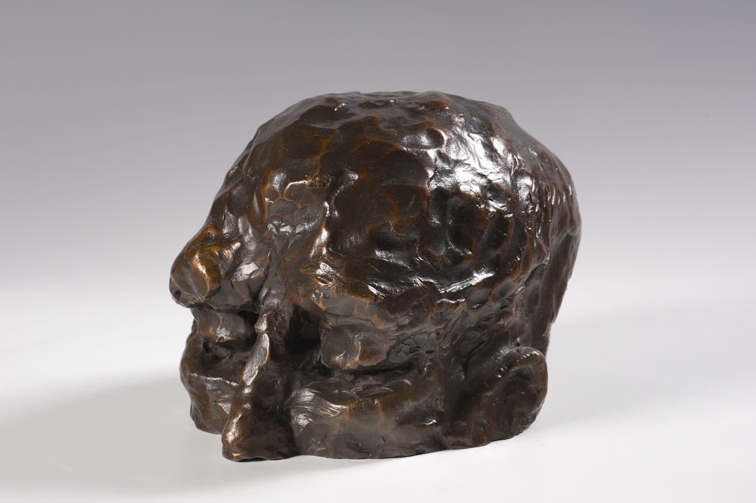 David Breuer-Weil (1965-) Maquette for Visitor 2010 Bronze with brown patina 18 x 17 x 23 cm Ben Uri Collection © David Breuer-Weil To see and discover more about this artist click here