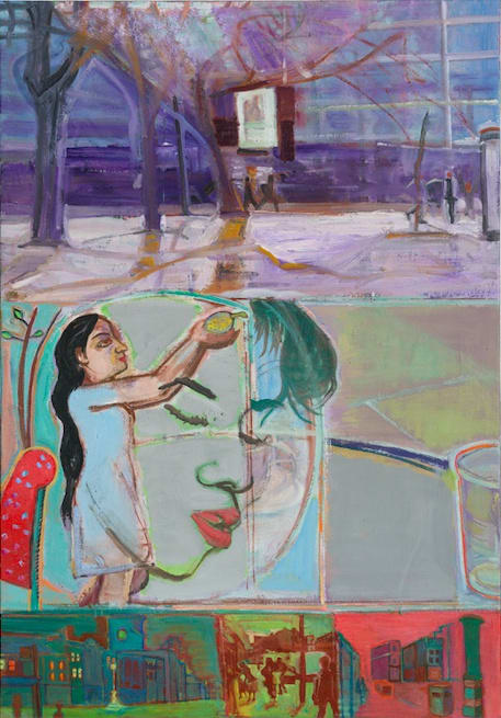 Paul Gopal-Chowdhury (1949-) Emanations from a Coffee Cup 1998-2013 Oil on canvas 101.6 x 71.12 cm Image courtesy the artist © Paul Gopal-Chowdhury