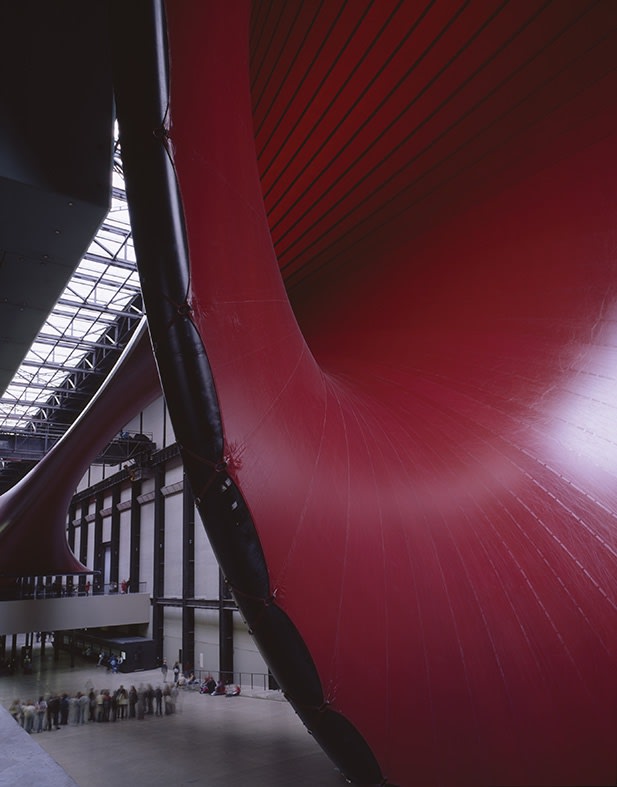 Anish Kapoor (1954-) The Unilever Series: Marsyas 9th October 2002 - 6th April 2003 Turbine Hall, Tate Modern, 2002 Steel and pvc 150 m in length © Anish Kapoor. All Rights Reserved, DACS 2020 © Photo ©Tate