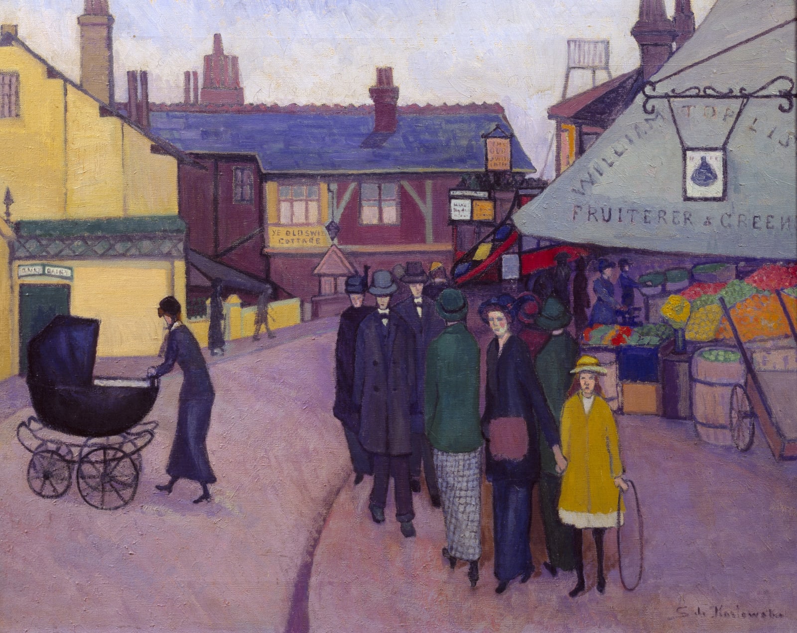 Stanislawa de Karlowska (1876-1952) Swiss Cottage 1914 Oil on canvas 61 × 76.2 cm Tate: Presented by the artist's family 1954 © Tate, London 2013 To see and discover more about this artist click here