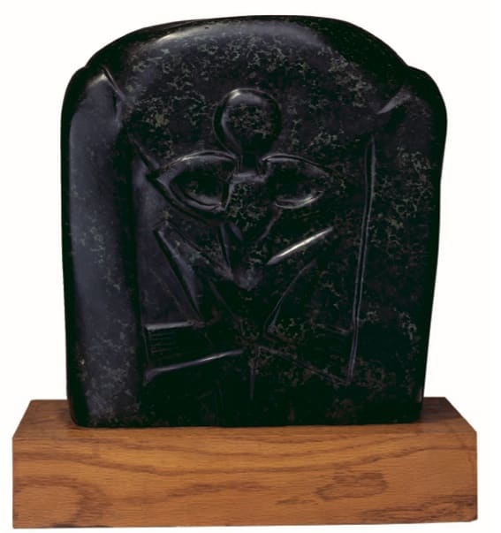 Jacob Epstein (1880-1959) Flenite Relief 1913 Serpentine stone 30.5 × 28 × 9 cm Leeds Museums and Galleries (Leeds Art Gallery) © Tate, London 2013 To see and discover more about this artist click here