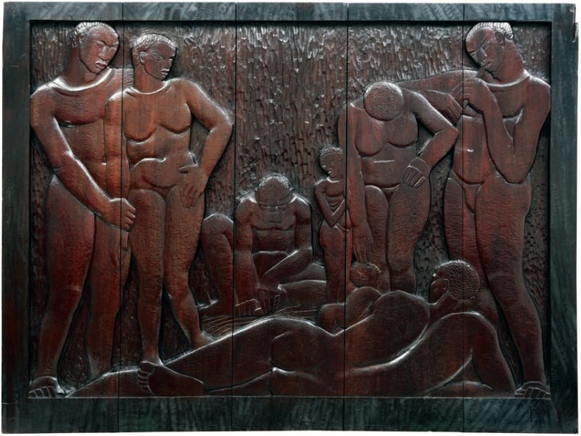 Edna Manley (1900-1987) Dance of Life 1932 Mahogany 124.1 × 166 × 6.9 cm Museums Sheffield © Edna Manley Foundation 2013, courtesy Museums Sheffield To see and discover more about this artist click here