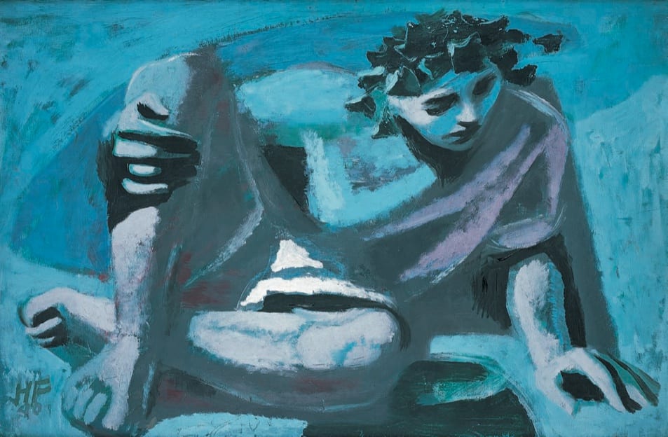 Hans Feibusch (1898-1998) Narcissus 1946 Oil on canvas 61 × 91.5 cm Presented by the Artist Pallant House Gallery, Chichester © The Estate of Hans Feibusch/ The Bridgeman Art Library To see and discover more about this artist click here