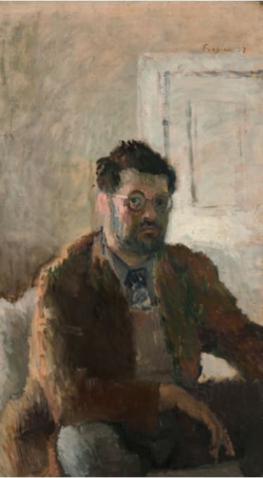 Claude Rogers (1907-1979) Self Portrait 1937‒38 Oil on canvas 81 × 46 cm Private Collection © The Estate of Claude Rogers To see and discover more about this artist click here